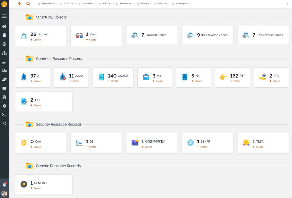 DNS zone management