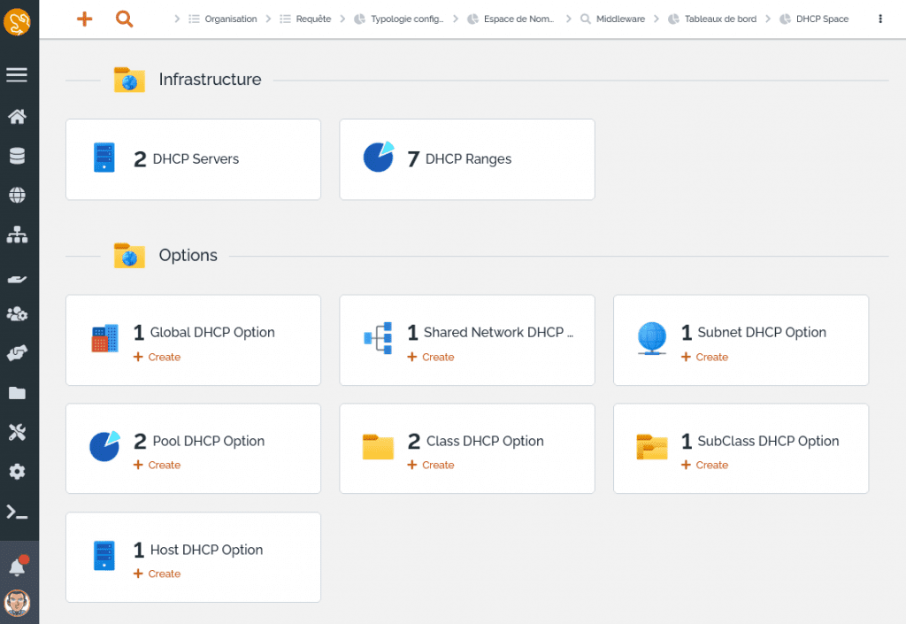 DHCP management